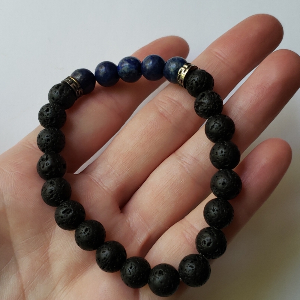 Lava bead aromatherapy bracelet